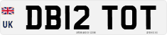 License plate of the United Kingdom, 2001 year system