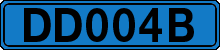 License plate of Sweden, Diplomatic
