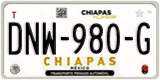 Chiapas, Cars (AAA-000-A)