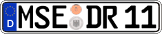 German license plate, Regular plates