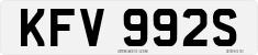 License plate of the United Kingdom, 1963 year system