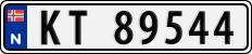 License plate of Norway, Cars