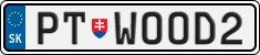License plate of Slovakia, Vanity Plates
