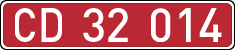 License plates of Spain, Diplomatic