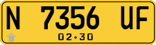 License plate of Indonesia, Commercial vehicles
