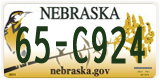 Nebraska, Vanity Plates