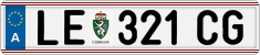 License plate of Austria, Regular plates