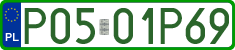 License plates of Poland, Professional plates