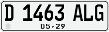 License plate of Indonesia, Regular plates