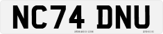 License plate of the United Kingdom, 2001 year system