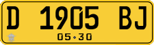 License plate of Indonesia, Commercial vehicles
