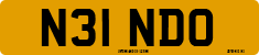 License plate of the United Kingdom, 1983 year system