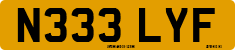 License plate of the United Kingdom, 1983 year system