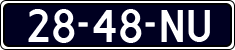 License plate of the Netherlands, Cars