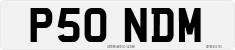 License plate of the United Kingdom, 1983 year system