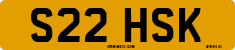 License plate of the United Kingdom, 1983 year system