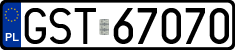 License plates of Poland, Regular car plates