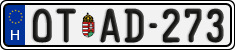 license plates of Hungary, Oldtimers (2022)