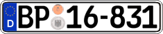 German license plate, Authorities and federal agencies