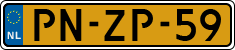 License plate of the Netherlands, Cars