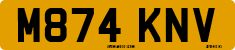 License plate of the United Kingdom, 1983 year system