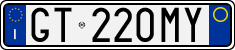 License plate of Italy, Cars (1994 year series)