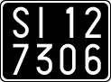 License plate of Italy, Cars (1927 year series)