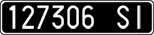 License plate of Italy, Cars (1927 year series)