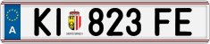 License plate of Austria, Regular plates