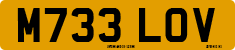 License plate of the United Kingdom, 1983 year system