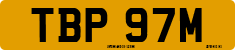 License plate of the United Kingdom, 1963 year system