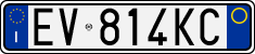 License plate of Italy, Cars (1994 year series)