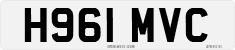 License plate of the United Kingdom, 1983 year system