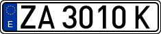 License plates of Spain, 1971 year series