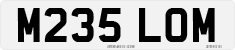 License plate of the United Kingdom, 1983 year system