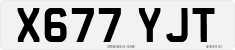 License plate of the United Kingdom, 1983 year system