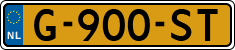 License plate of the Netherlands, Cars