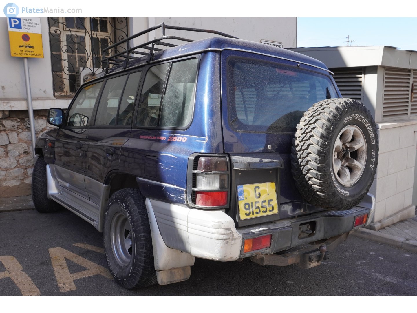 G 91555, Mitsubishi Montero 2nd gen 5-door SUV (V20/NH/NJ/NK/NL), 1991–1999