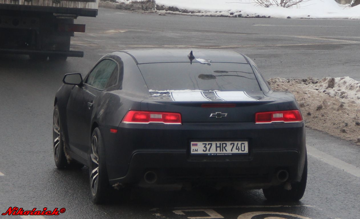 37 HR 740, Chevrolet Camaro 5th gen Coupé (Zeta I), facelift, 2013–2015