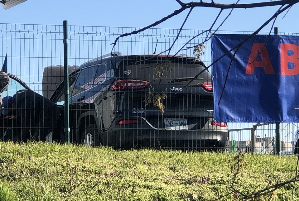 1N3-6M4, License plate without vehicle 