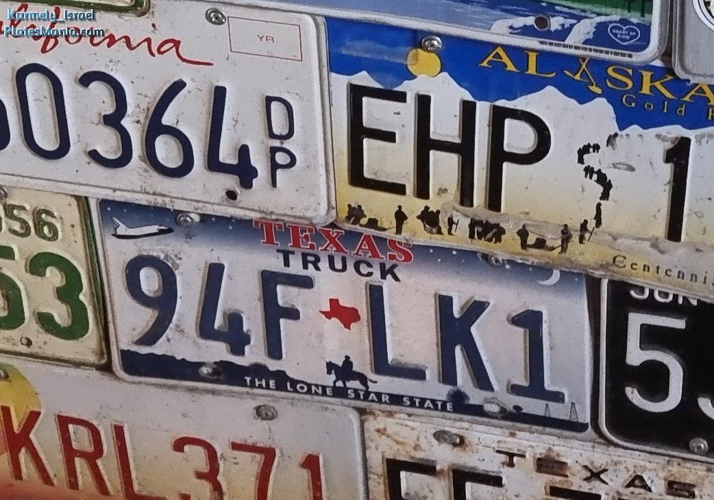 94F-LK1, License plate without vehicle 