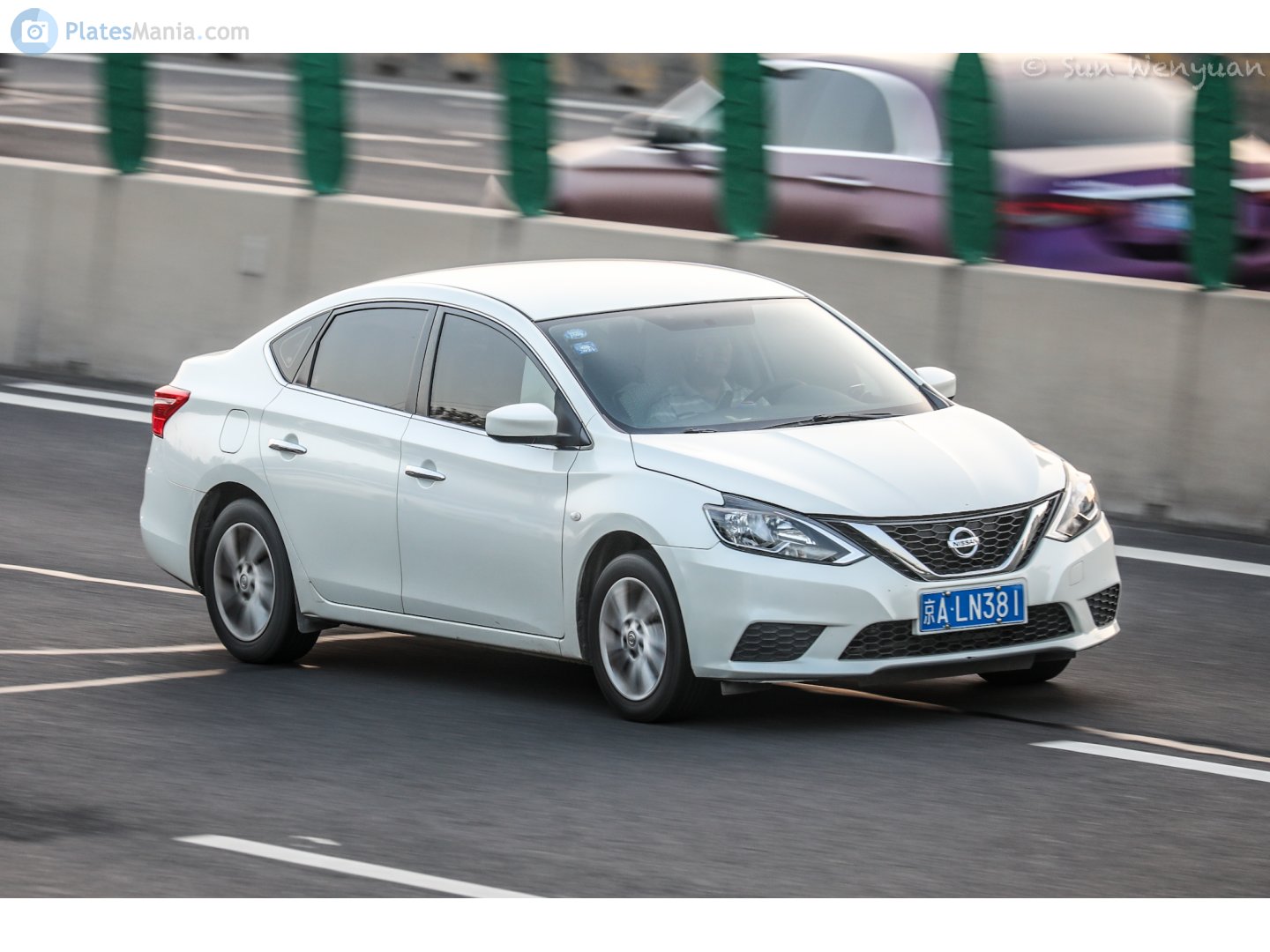 京A·LN381, Nissan Sylphy 3rd gen (Classic) (NB17; CN-maket), facelift, 2016–