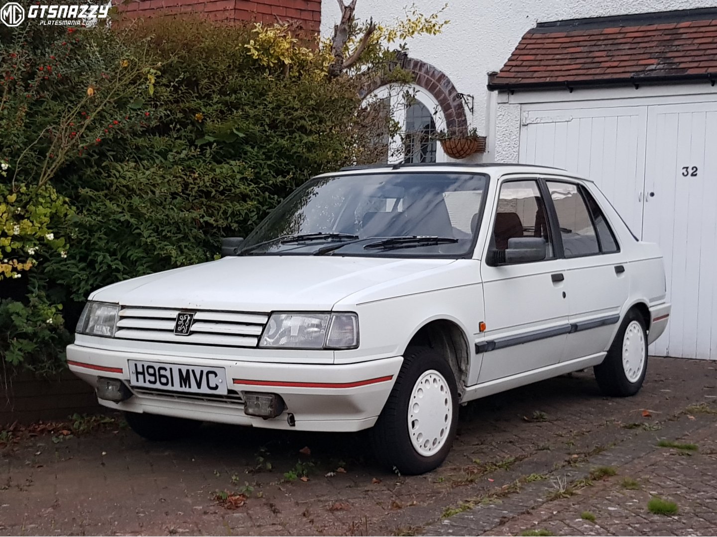 H961MVC, Peugeot 309 1st gen 5-door Hatch (10A/C), 1985–1993