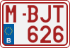 License plate of Belgium, Regular plates (2010)