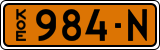 License plate of Finland, Dealer