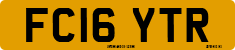 License plate of the United Kingdom, 2001 year system