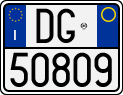 License plate of Italy, Motorcycles (1994 year series)