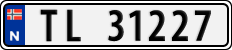 License plate of Norway, Cars
