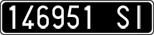 License plate of Italy, Cars (1927 year series)