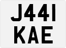 License plate of the United Kingdom, 1983 year system